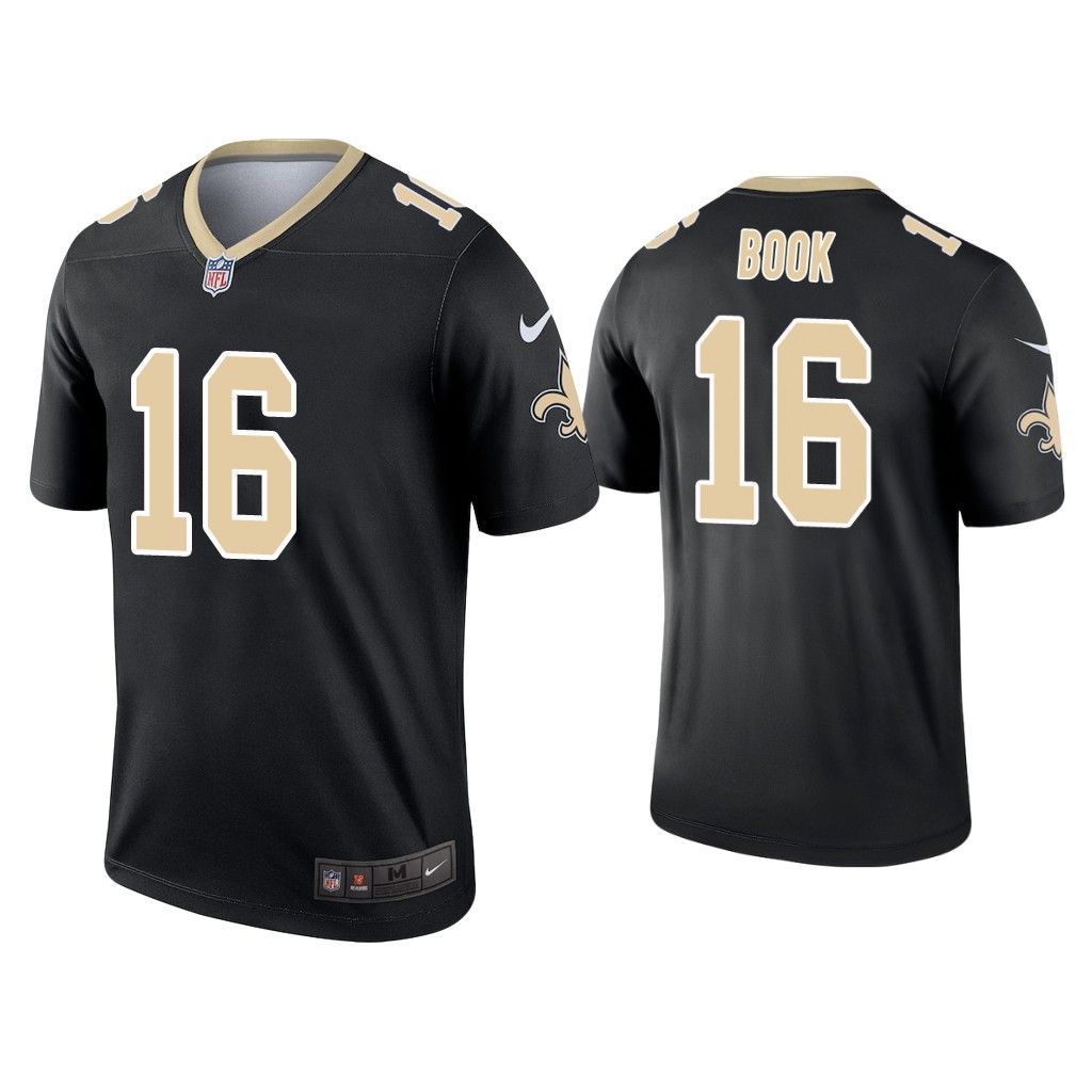 Men New Orleans Saints #16 Ian Book Nike Black Inverted Legend NFL Jersey->new orleans saints->NFL Jersey